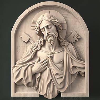 3D model st jesus (STL)